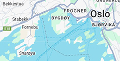 Kart over Snarøya